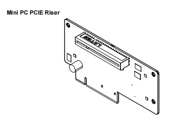 Запчасти банкомата NCR 009-0030958 MINI PC PCIE RISER