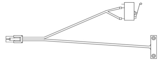 Банкоматные запасные части NCR UX Alarm Door Switch Harness 445-0752117