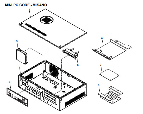 Запчасти для банкоматов NCRMINI PC CORE - MISANO 445-0727528