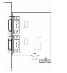 Запчасти банкомата NCR 009-0030956 RS232 PCIE X 1 КАРТА ADD-IN