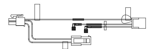 ATM запасные части 445-0733567 IFD2 MCRW SHORT LINKER HARNESS, 0.08M