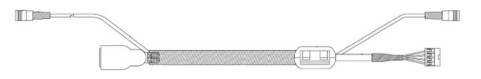 009-0027831 USB бесконтактный карточный считыватель (интегрированный РЧ и светодиодный контроллер) Кабель - КОРТКАЯ ВЕРСИЯ